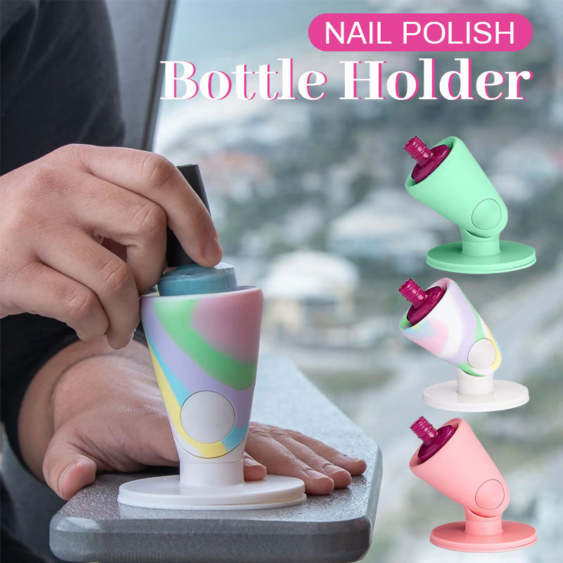 🌸 Portable Silicone Nail Polish Holder 🌸