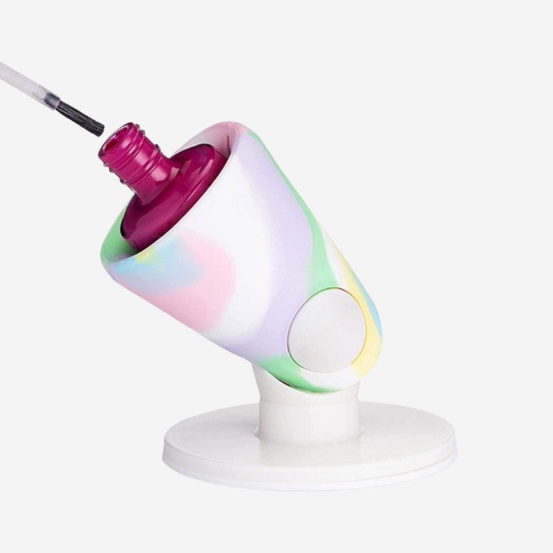 🌸 Portable Silicone Nail Polish Holder 🌸